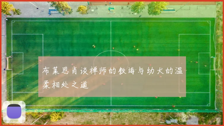 布莱恩肖谈禅师的教诲与幼犬的温柔相处之道